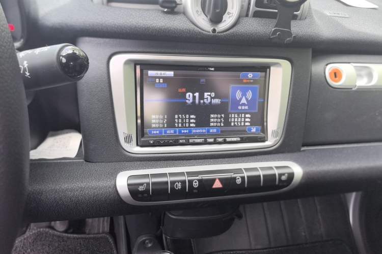 Used smart fortwo 2013 1.0T Hardtop Passion Edition Audio And AC Panel