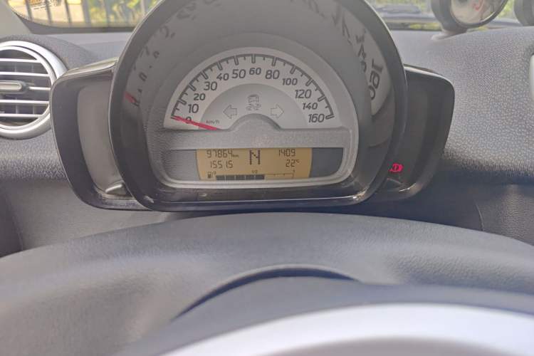 Used smart fortwo 2013 1.0T Hardtop Passion Edition Odometer Close Up