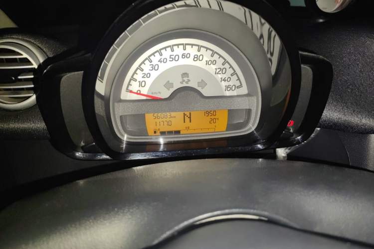 Used smart fortwo 2013 1.0T Hardtop Passion Edition Odometer Close Up
