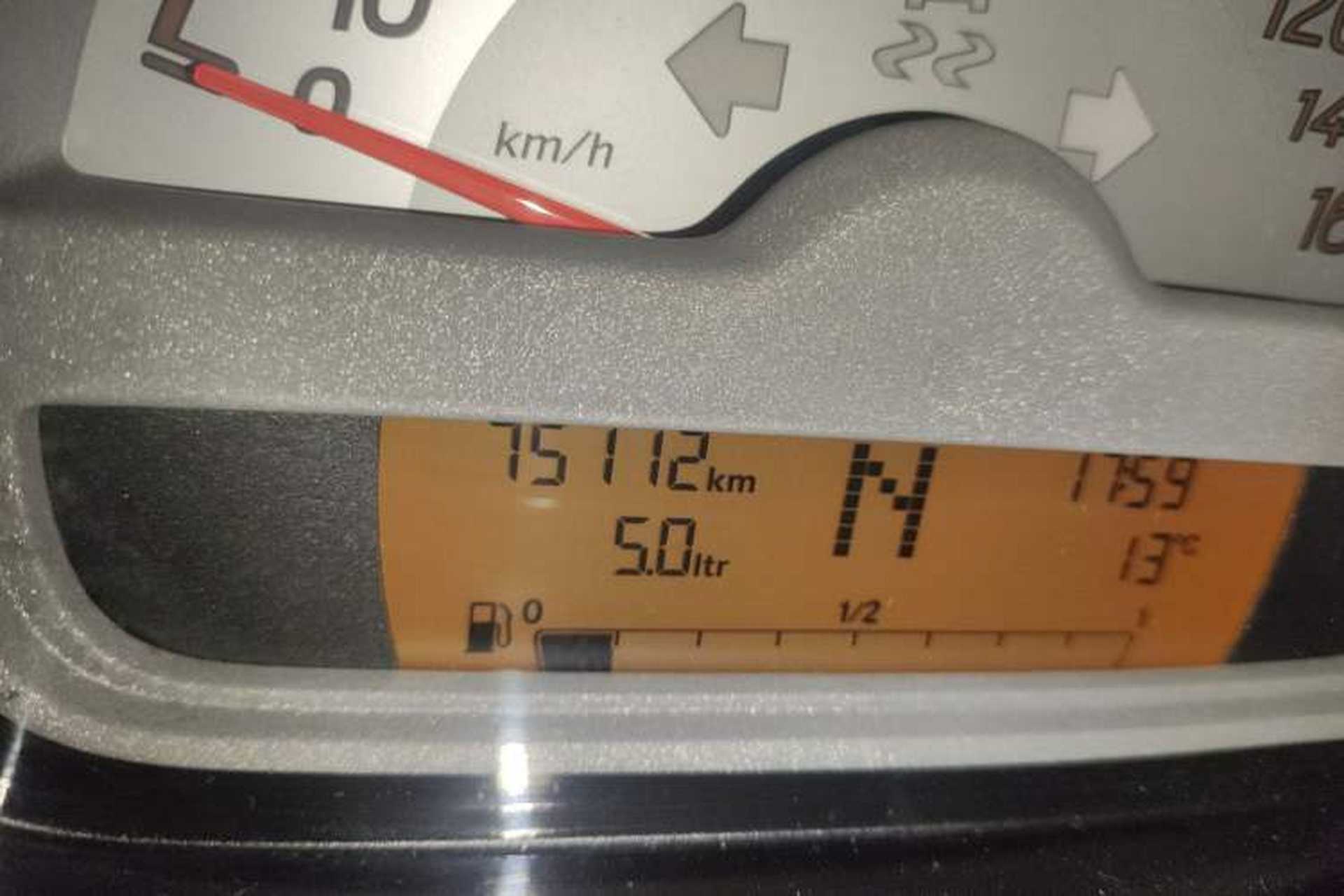 Used smart fortwo 2013 1.0T Hardtop Passion Edition Odometer Close Up