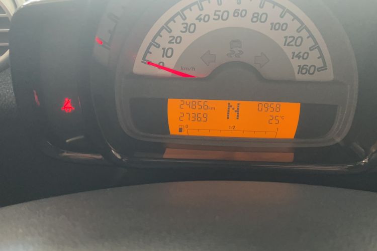 Used smart fortwo 2013 1.0T Hardtop Passion Edition Odometer Close Up