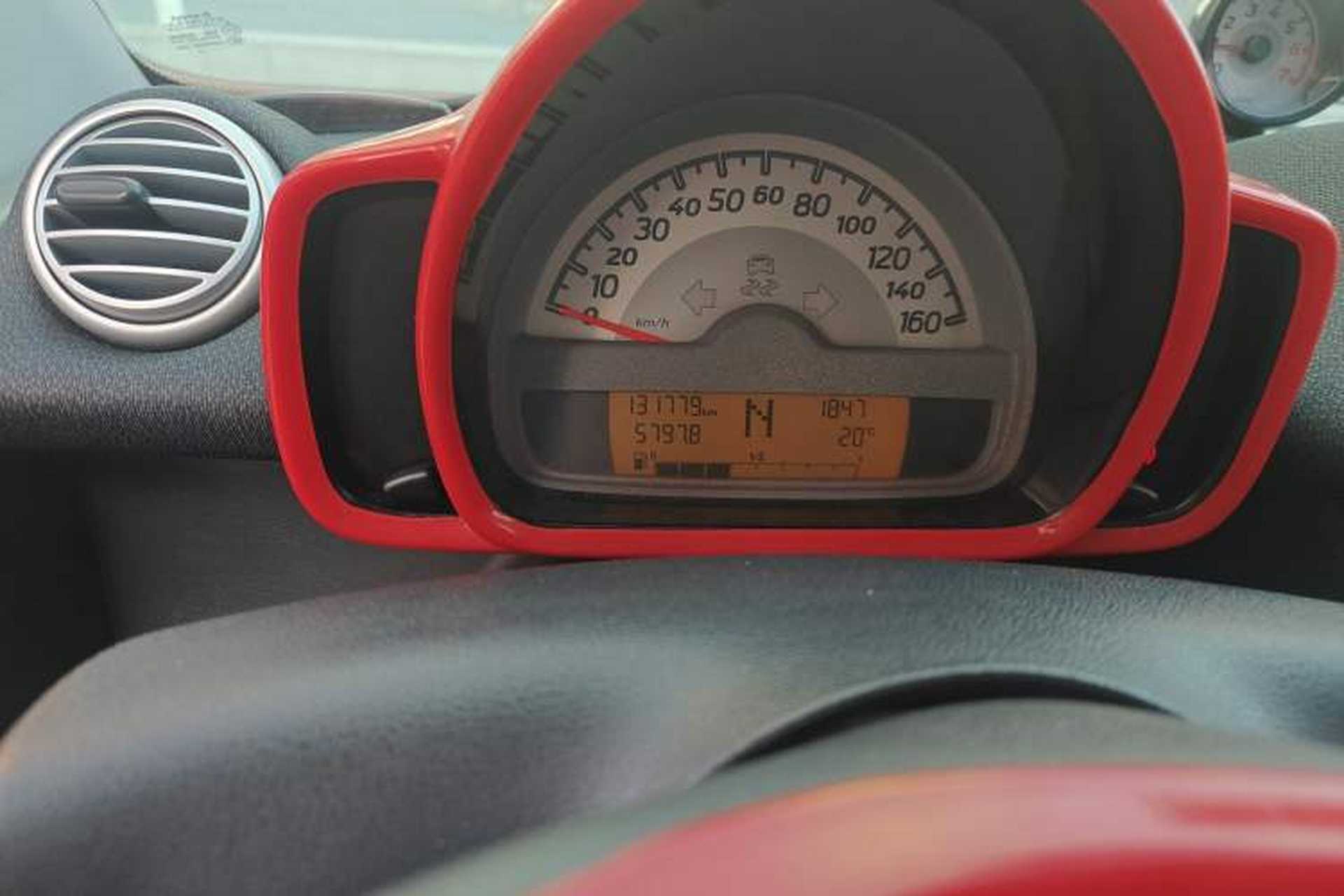 Used smart fortwo 2013 1.0T Convertible Passion Edition Odometer Close Up
