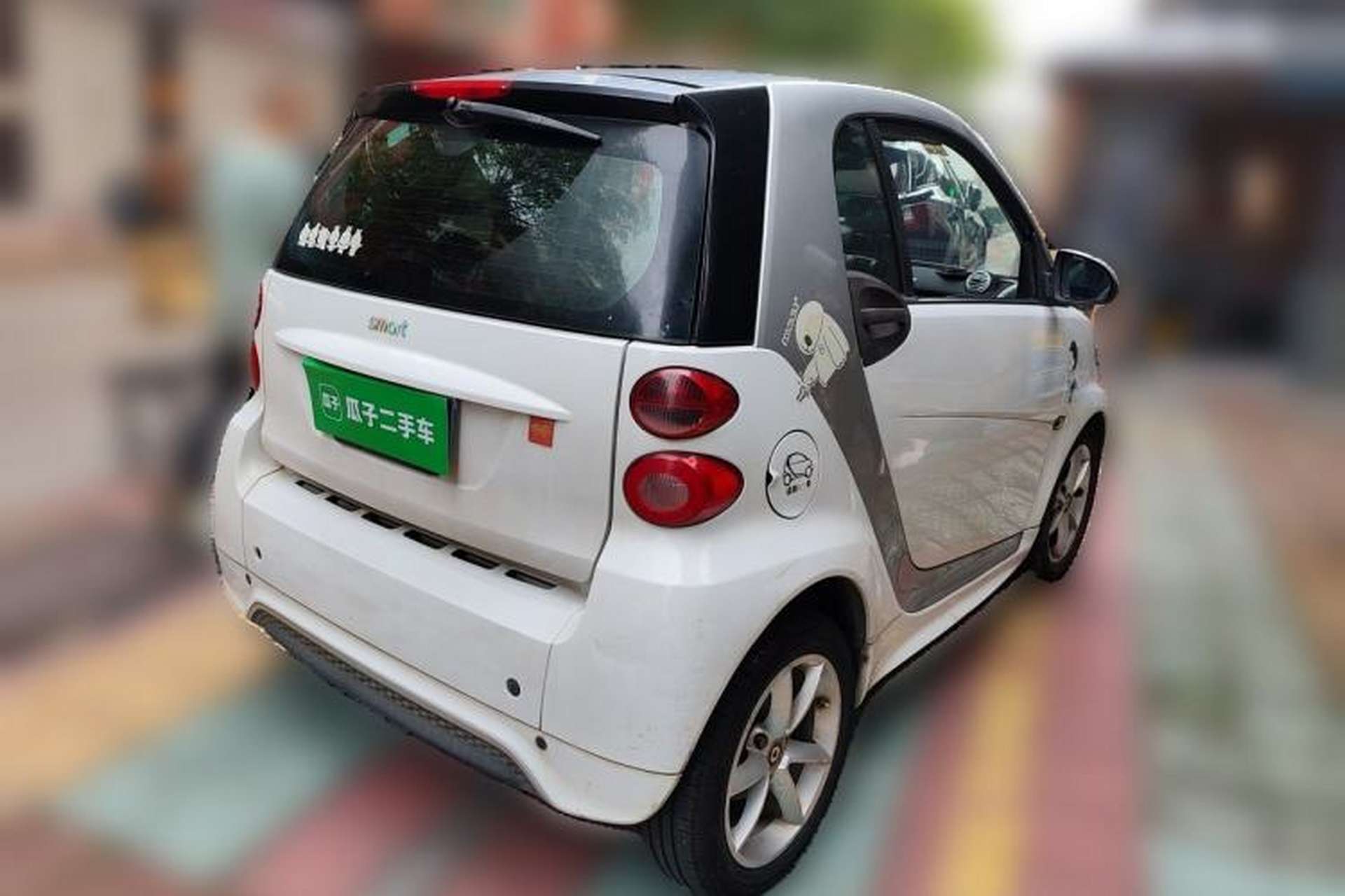 Used smart fortwo 2013 1.0T Hardtop Passion Edition Rear Right 45 Deg