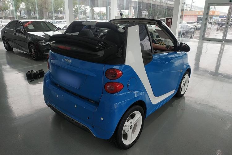 Used smart fortwo 2013 1.0T Convertible Ice Cool Special Edition Rear Right 45 Deg