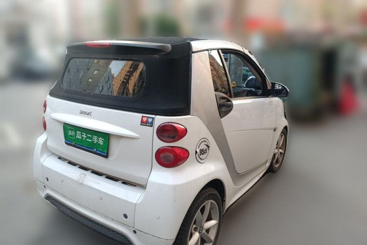 Used smart fortwo 2013 1.0T Convertible Passion Edition Rear Right 45 Deg