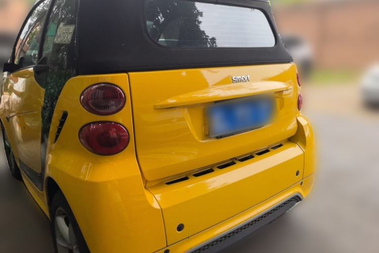 Used smart fortwo 2013 1.0T Convertible Passion Edition Rear Left 45 Deg