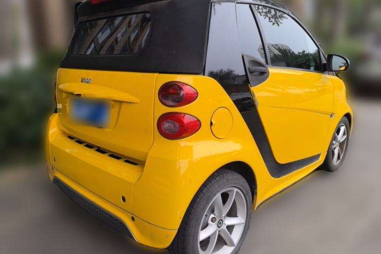 Used smart fortwo 2013 1.0T Convertible Passion Edition Rear Right 45 Deg