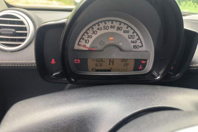 Used smart fortwo 2014 1.0 MHD Hardtop City Lightwave Passion Edition Odometer Close Up