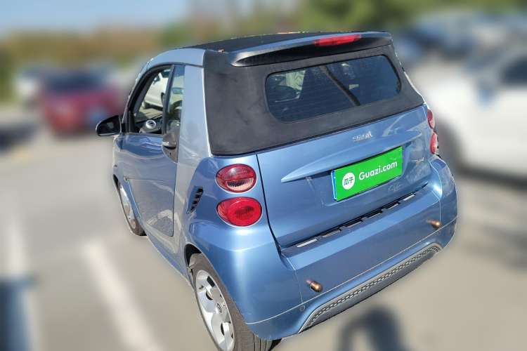 Used smart fortwo 2014 1.0 MHD Convertible City Lightwave Passion Edition Rear Left 45 Deg