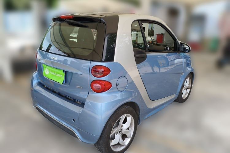 Used smart fortwo 2014 1.0 MHD Hardtop City Lightwave Passion Edition Rear Right 45 Deg