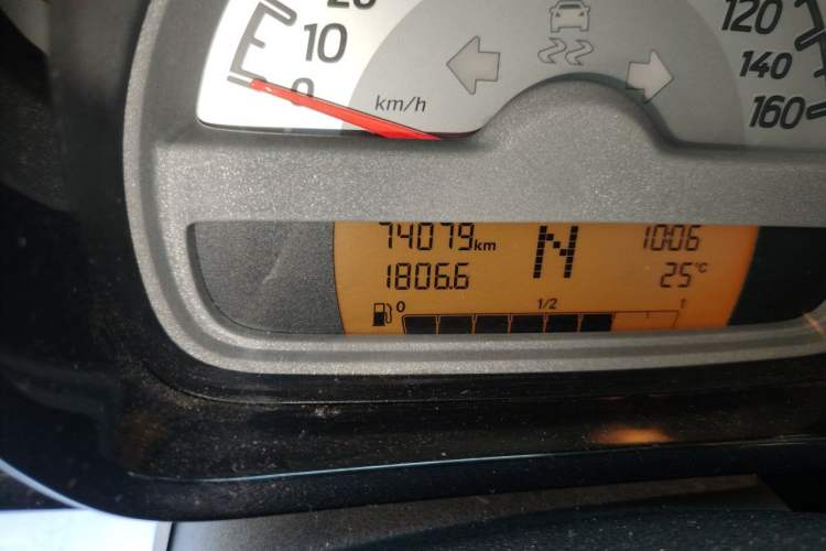 Used smart fortwo 2014 1.0 MHD Hardtop BoConcept Special Edition Odometer Close Up