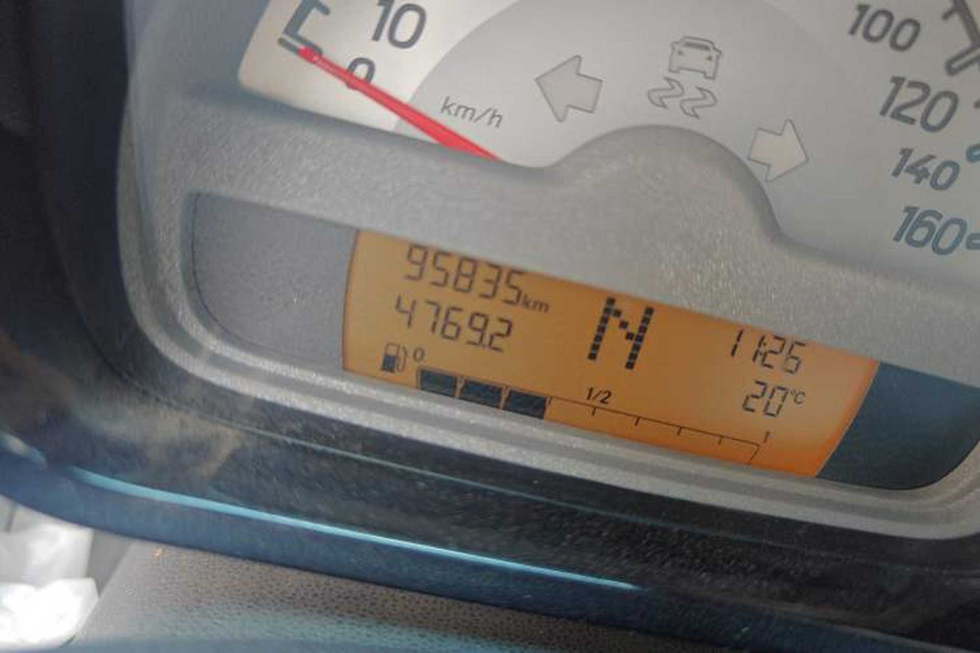 Used smart fortwo 2014 1.0 MHD Hardtop New Year Special Edition Odometer Close Up
