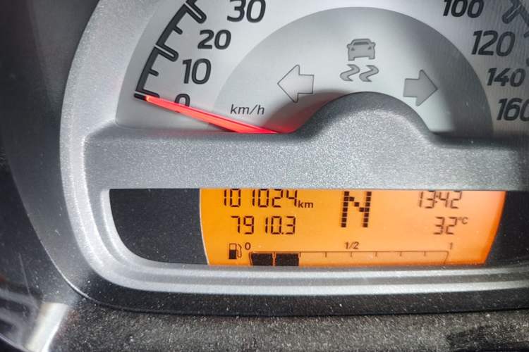 Used smart fortwo 2014 1.0 MHD Hardtop New Year Special Edition Odometer Close Up