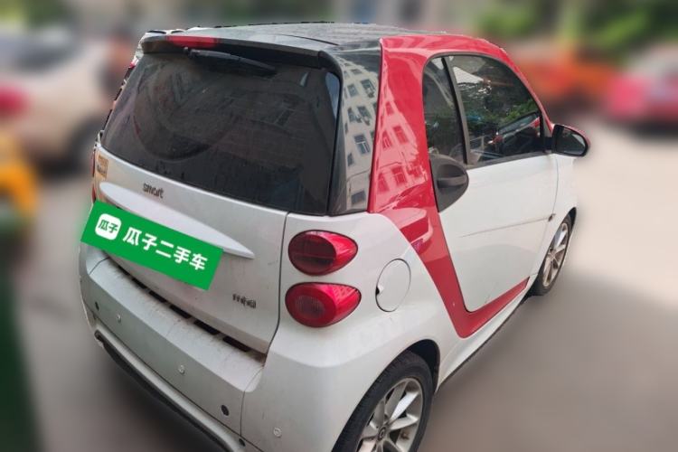 Used smart fortwo 2014 1.0 MHD Hardtop City Lightwave Passion Edition Rear Right 45 Deg