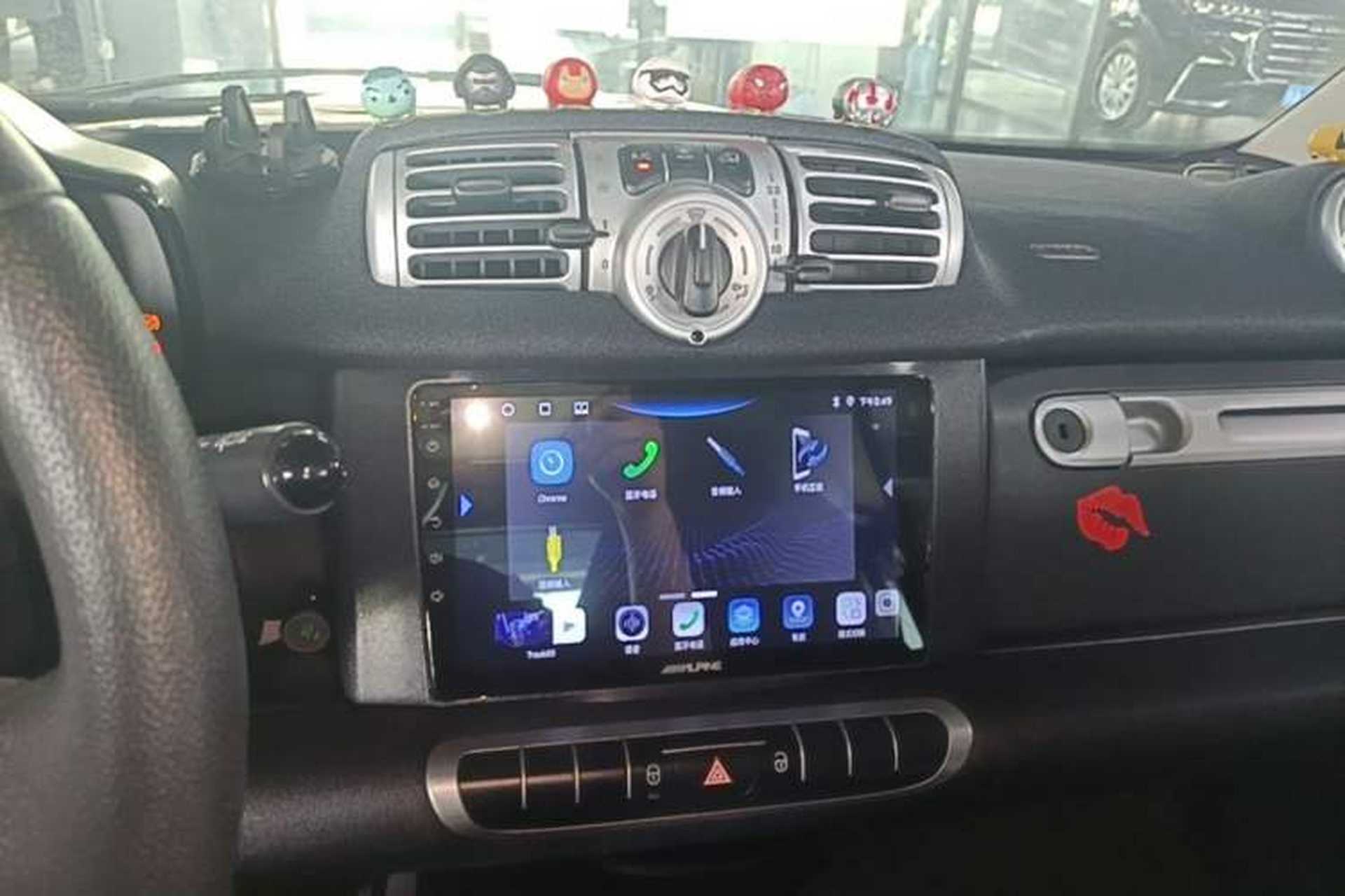 Used smart fortwo 2014 1.0 MHD Midnight Purple Limited Edition Audio And AC Panel