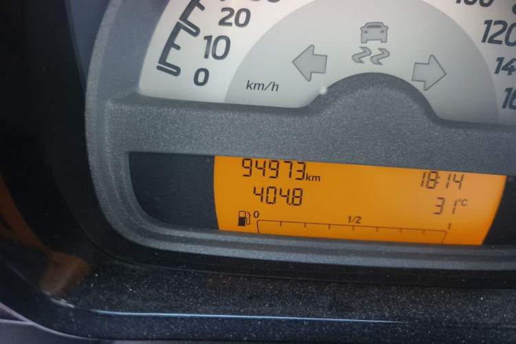 Used smart fortwo 2014 1.0 MHD Hardtop New Year Special Edition Odometer Close Up