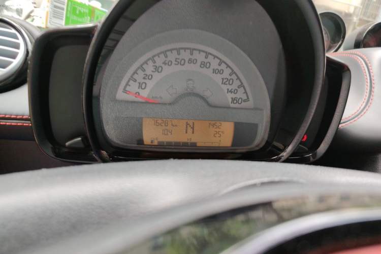 Used smart fortwo 2014 1.0T Hardtop City Lightwave Passion Edition Odometer Close Up