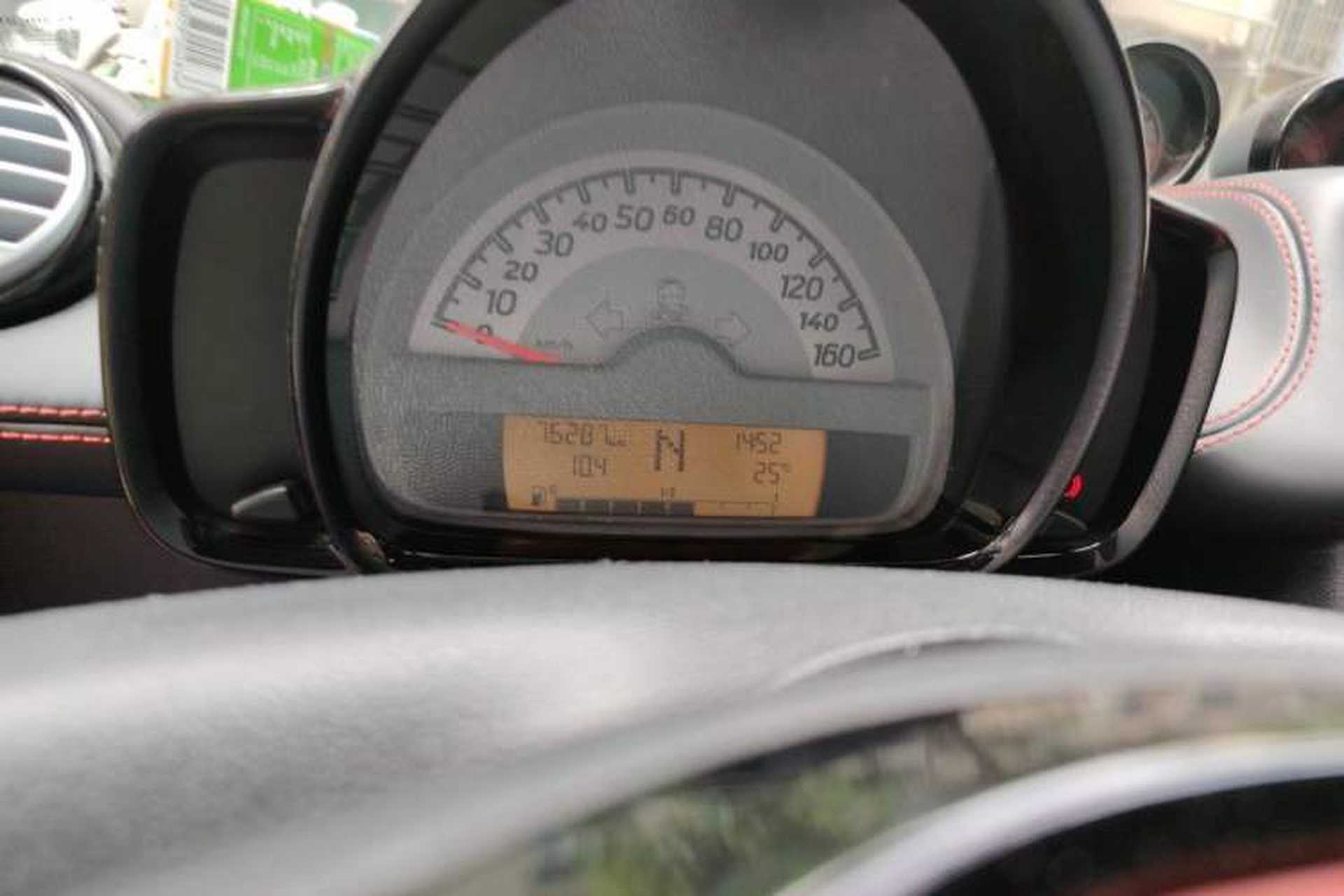 Used smart fortwo 2014 1.0T Hardtop City Lightwave Passion Edition Odometer Close Up