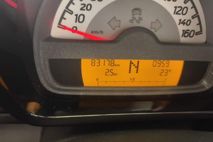 Used smart fortwo 2014 1.0 MHD Hardtop New Year Special Edition Odometer Close Up