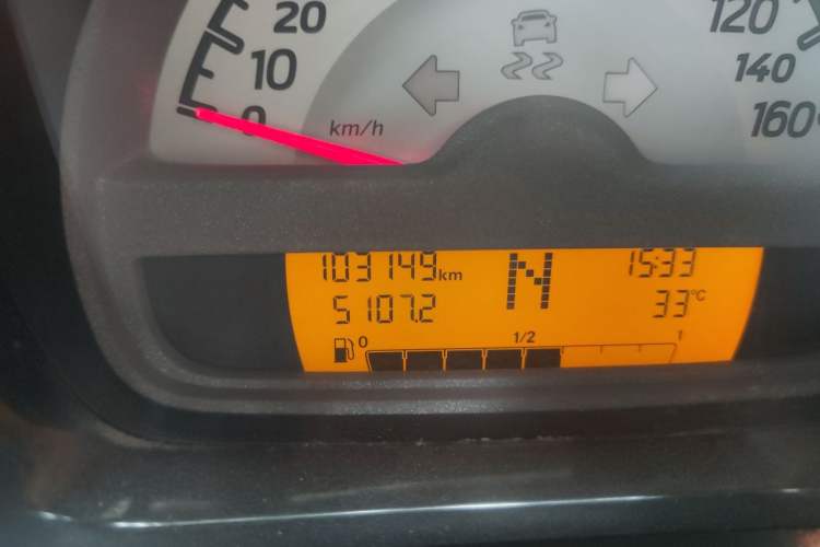 Used smart fortwo 2014 1.0T Hardtop City Lightwave Passion Edition Odometer Close Up