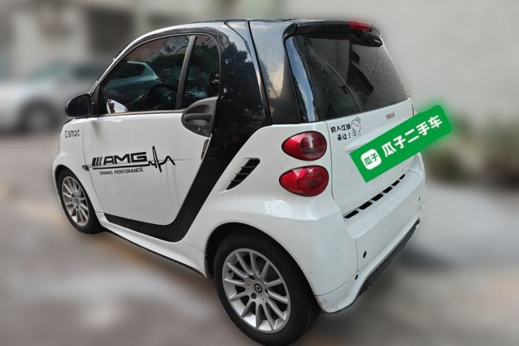 Used smart fortwo 2014 1.0 MHD Midnight Purple Limited Edition Rear Left 45 Deg