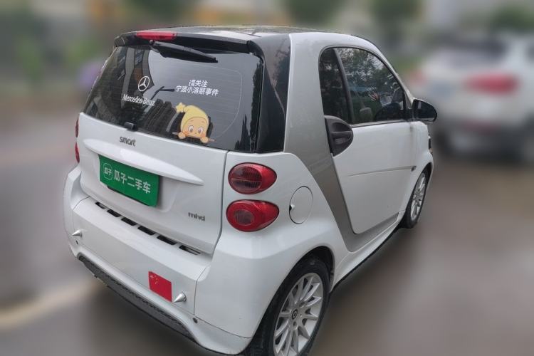 Used smart fortwo 2014 1.0 MHD Hardtop City Lightwave Passion Edition Rear Right 45 Deg