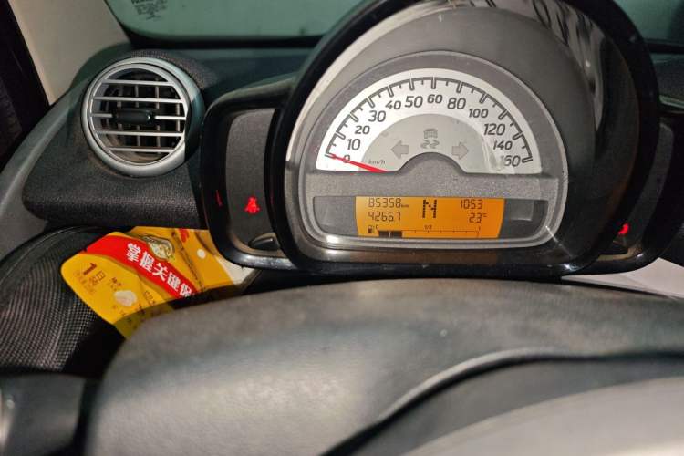 Used smart fortwo 2014 1.0 MHD Hardtop New Year Special Edition Odometer Close Up