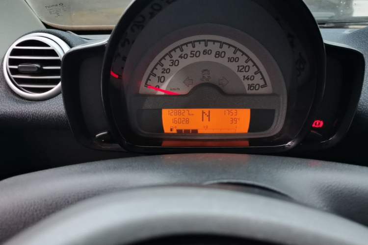 Used smart fortwo 2014 1.0 MHD Hardtop New Year Special Edition Odometer Close Up