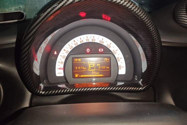 Used smart fortwo 2015 1.0L 52 kW hardtop Dynamic version Instrument Cluster