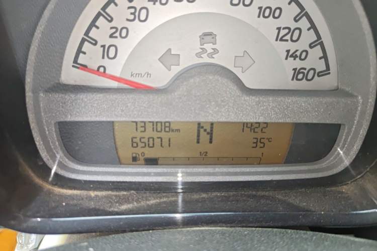 Used smart fortwo 2015 1.0 MHD New Year Special Edition Odometer Close Up