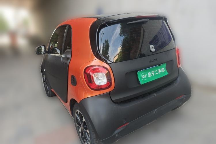 Used smart fortwo 2015 1.0L 52 kW Hardtop Passion Edition Rear Left 45 Deg
