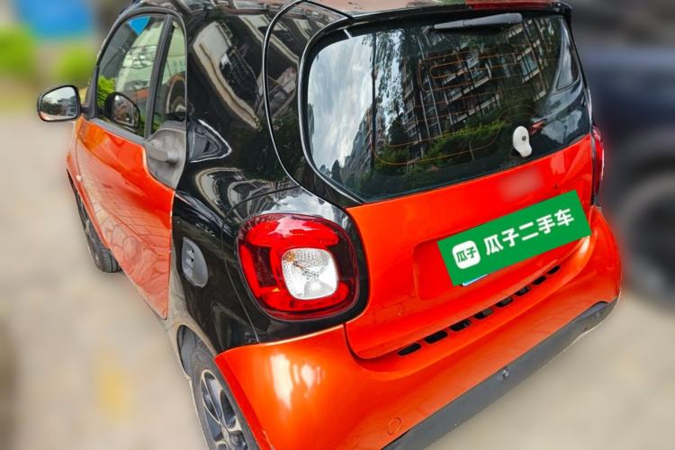 Used smart fortwo 2015 1.0L 52 kW Hardtop Passion Edition Rear Left 45 Deg