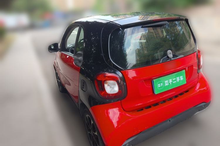 Used smart fortwo 2015 1.0L 52 kW Hardtop Passion Edition Rear Left 45 Deg