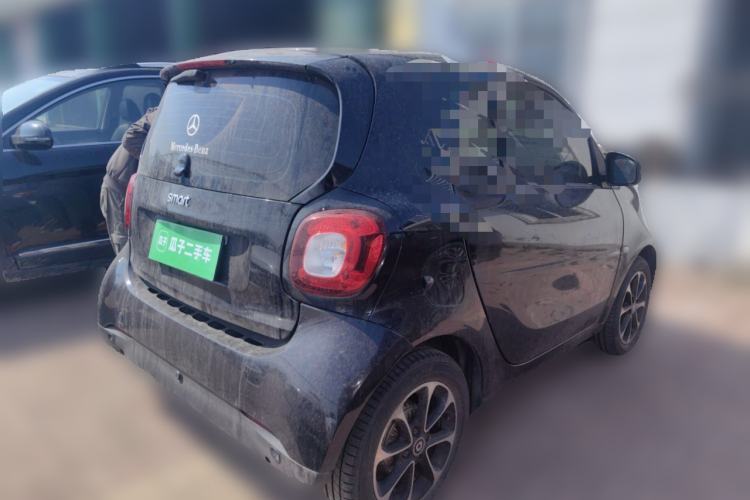 Used smart fortwo 2015 1.0L 52 kW Hardtop Passion Edition Rear Right 45 Deg