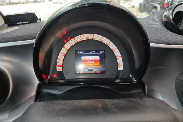 Used smart fortwo 2015 1.0L 52 kW Hardtop Passion Edition Odometer Close Up