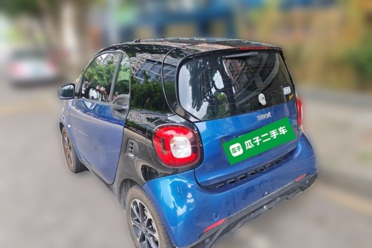 Used smart fortwo 2015 1.0L 52 kW Hardtop Passion Edition Rear Left 45 Deg