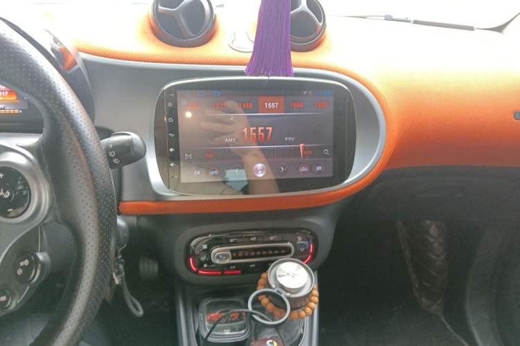 Used smart fortwo 2015 1.0L 52 kW Hardtop Passion Edition Audio And AC Panel