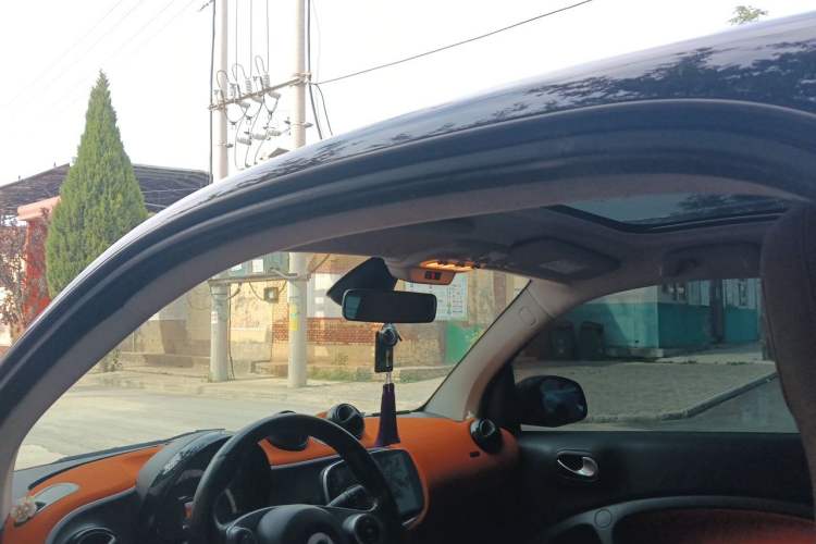 Used smart fortwo 2015 1.0L 52 kW Hardtop Passion Edition Headliner