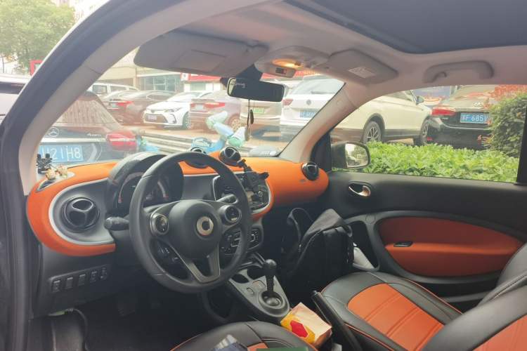 Used smart fortwo 2015 1.0L 52 kW Hardtop Passion Edition Headliner