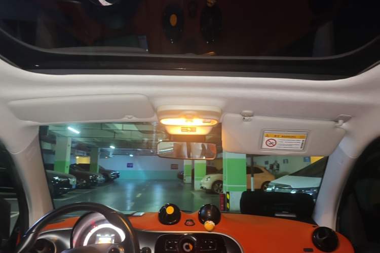 Used smart fortwo 2015 1.0L 52 kW Hardtop Passion Edition Headliner