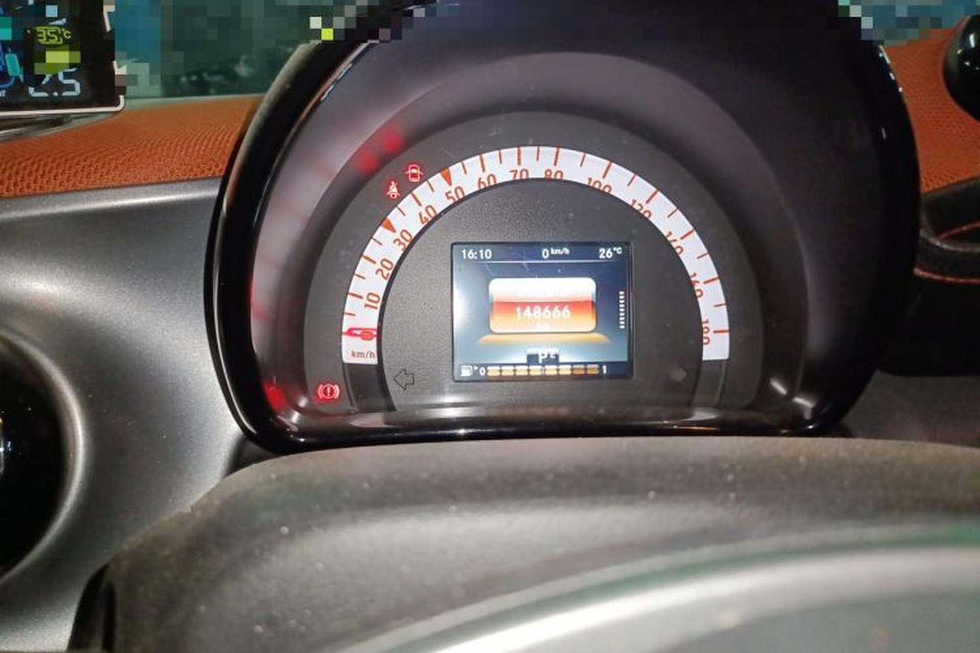 Used smart fortwo 2015 1.0L 52 kW Hardtop Passion Edition Instrument Cluster