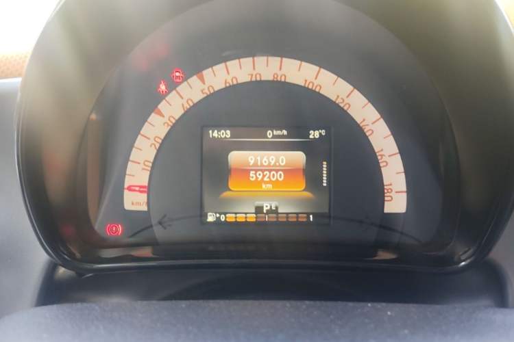 Used smart fortwo 2015 1.0L 52 kW Hardtop Passion Edition Instrument Cluster
