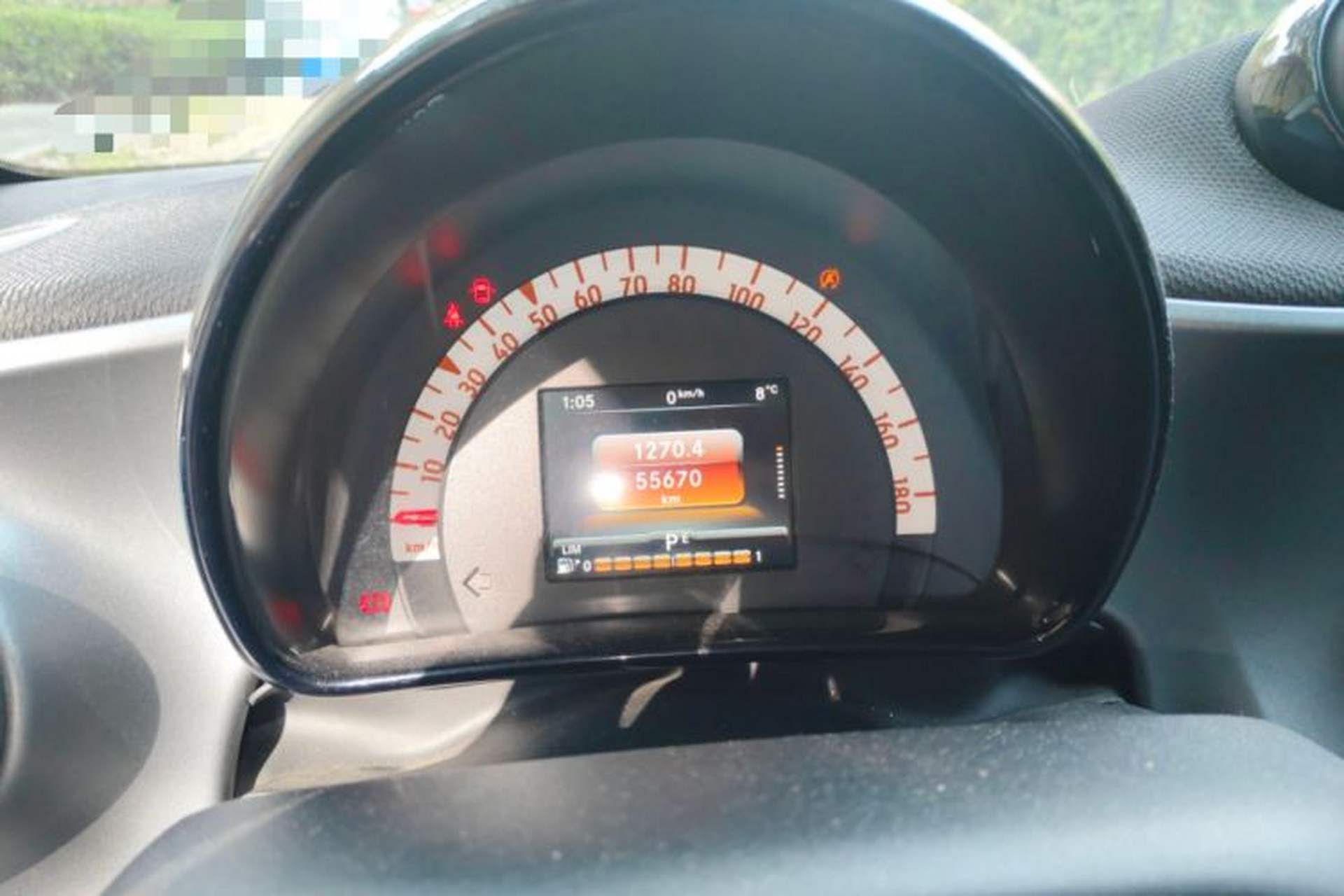 Used smart fortwo 2015 1.0L 52 kW Hardtop Passion Edition Instrument Cluster