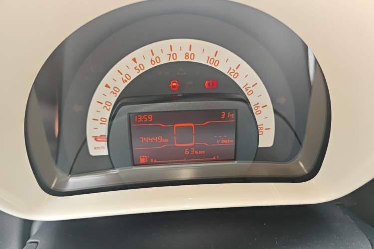 Used smart fortwo 2015 1.0L 52 kW hardtop Dynamic version Instrument Cluster