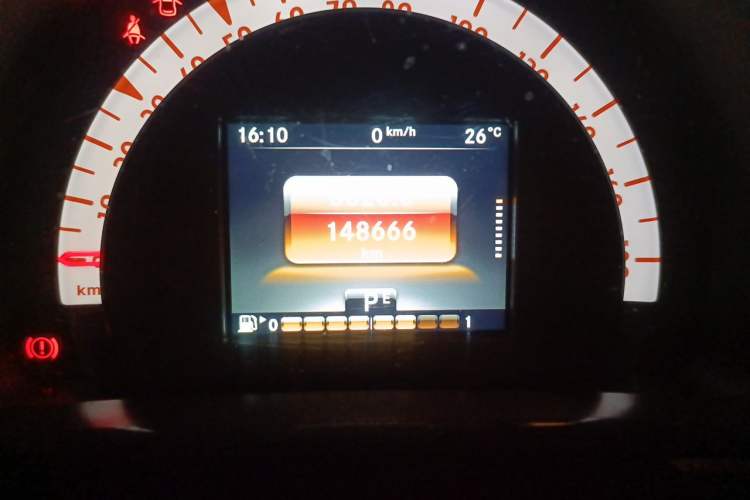 Used smart fortwo 2015 1.0L 52 kW Hardtop Passion Edition Odometer Close Up