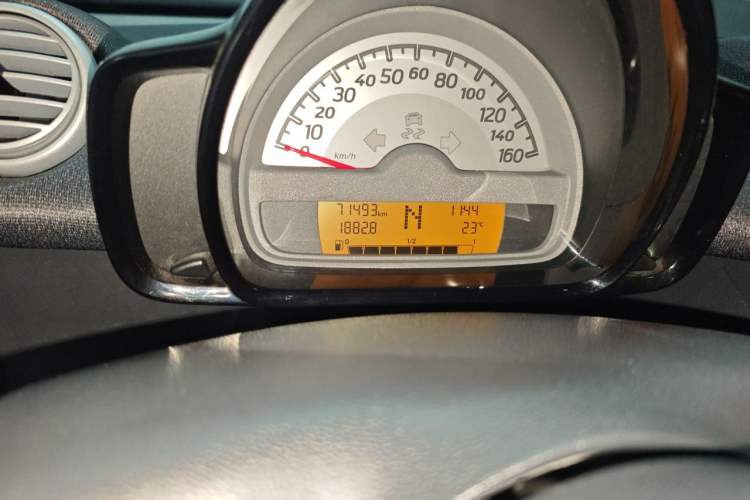 Used smart fortwo 2015 1.0 MHD New Year Special Edition Odometer Close Up