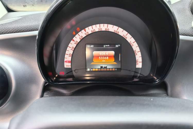 Used smart fortwo 2015 1.0L 52 kW Hardtop Passion Edition Odometer Close Up