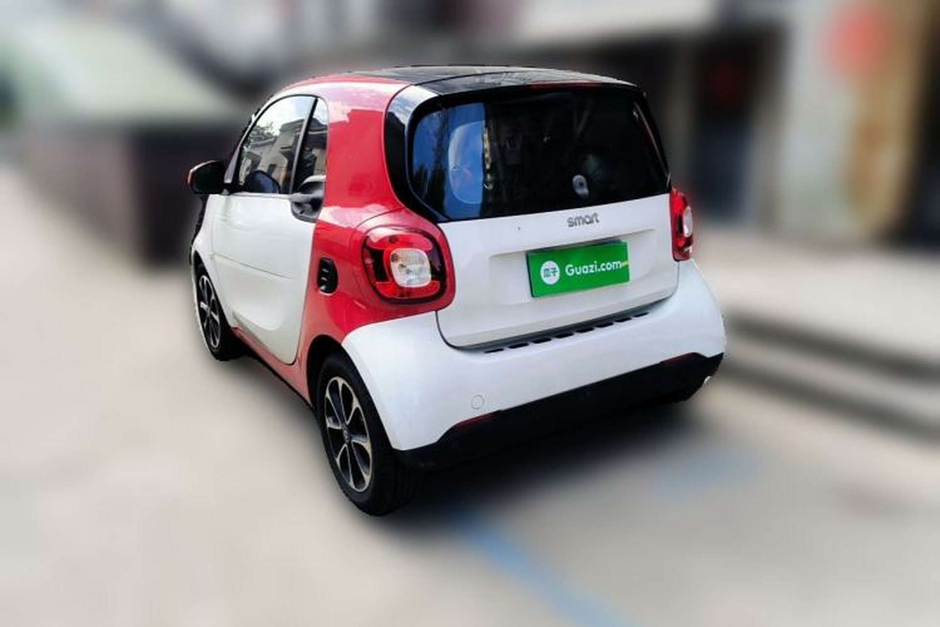 Used smart fortwo 2015 1.0L 52 kW Hardtop Passion Edition Rear Left 45 Deg