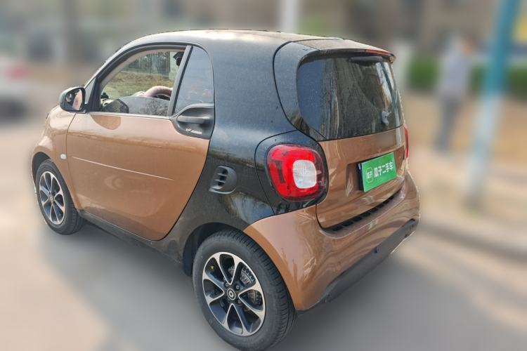 Used smart fortwo 2015 1.0L 52 kW Hardtop Passion Edition Rear Left 45 Deg
