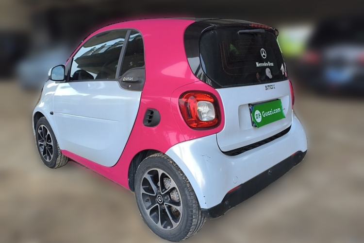Used smart fortwo 2015 1.0L 52 kW Hardtop Passion Edition Rear Left 45 Deg